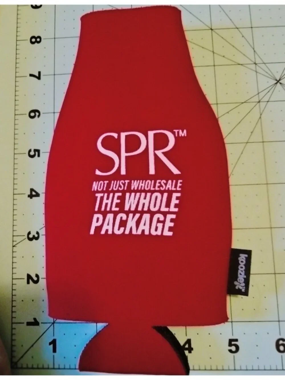Koozie Bottle Cooler Red Zipper Party Summer Boat Drinks Red SPR